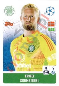 138 Kasper Schmeichel – UEFA Champions League 2024-2025 Topps