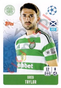 139 Greg Taylor – UEFA Champions League 2024-2025 Topps