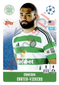 141 Cameron Carter-Vickers – UEFA Champions League 2024-2025 Topps