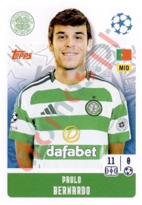 142 Paulo Bernardo – UEFA Champions League 2024-2025 Topps