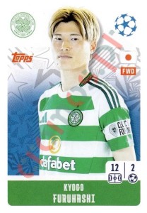 147 Kyogo Furuhashi – UEFA Champions League 2024-2025 Topps