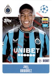 152 Joel Ordóñez – UEFA Champions League 2024-2025 Topps