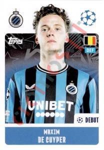 153 Maxim De Cuyper – UEFA Champions League 2024-2025 Topps
