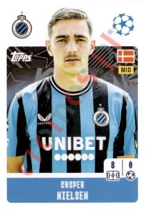 154 Casper Nielsen – UEFA Champions League 2024-2025 Topps