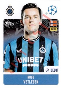 155 Hugo Vetlesen – UEFA Champions League 2024-2025 Topps