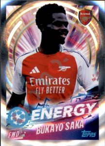 525 Bukayo Saka (Arsenal FC) – UEFA Champions League 2024-2025 Topps
