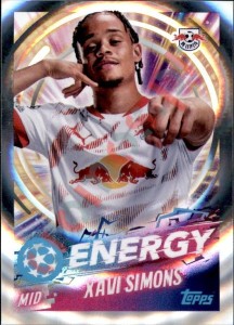 527 Xavi Simons (RB Leipzig) – UEFA Champions League 2024-2025 Topps
