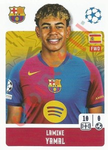 170 Lamine Yamal – UEFA Champions League 2024-2025 Topps