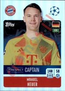 173 Manuel Neuer (Captain) – UEFA Champions League 2024-2025 Topps