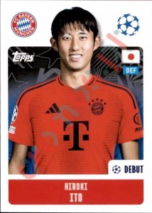 174 Hiroki Ito – UEFA Champions League 2024-2025 Topps