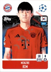 175 Min-Jae Kim – UEFA Champions League 2024-2025 Topps