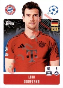 179 Leon Goretzka – UEFA Champions League 2024-2025 Topps
