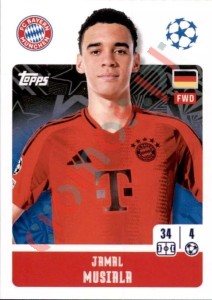 180 Jamal Musiala – UEFA Champions League 2024-2025 Topps