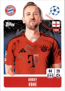 182 Harry Kane – UEFA Champions League 2024-2025 Topps