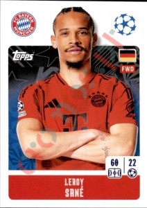 183 Leroy Sané – UEFA Champions League 2024-2025 Topps