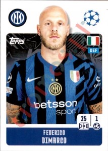189 Federico Dimarco – UEFA Champions League 2024-2025 Topps