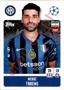 195 Mehdi Taremi – UEFA Champions League 2024-2025 Topps