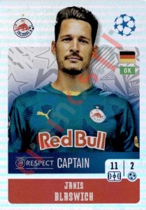 444 Janis Blaswich (Captain) – UEFA Champions League 2024-2025 Topps