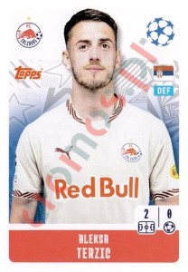 448 Aleksa Terzic – UEFA Champions League 2024-2025 Topps