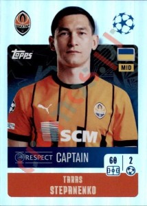 197 Taras Stepanenko (Captain) – UEFA Champions League 2024-2025 Topps
