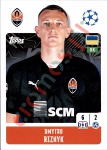 198 Dmytro Riznyk – UEFA Champions League 2024-2025 Topps