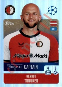 209 Gernot Trauner (Captain) – UEFA Champions League 2024-2025 Topps