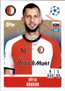 211 Dávid Hancko – UEFA Champions League 2024-2025 Topps