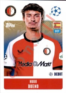 213 Hugo Bueno – UEFA Champions League 2024-2025 Topps