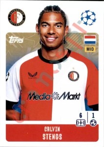 216 Calvin Stengs – UEFA Champions League 2024-2025 Topps