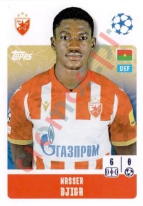 458 Nasser Djiga – UEFA Champions League 2024-2025 Topps