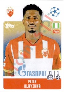 465 Peter Olayinka – UEFA Champions League 2024-2025 Topps