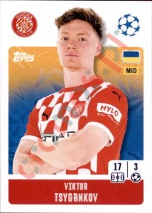 229 Viktor Tsygankov – UEFA Champions League 2024-2025 Topps
