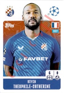 472 Kevin Theophile-Catherine – UEFA Champions League 2024-2025 Topps