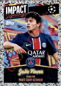 404 João Neves (Paris Saint-Germain) – UEFA Champions League 2024-2025 Topps