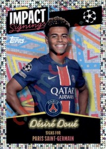 408 Désiré Doué (Paris Saint-Germain) – UEFA Champions League 2024-2025 Topps