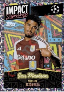 410 Ian Maatsen (Aston Villa) – UEFA Champions League 2024-2025 Topps