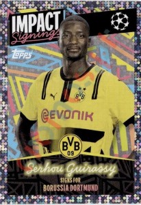 414 Serhou Guirassy (Borussia Dortmund) – UEFA Champions League 2024-2025 Topps