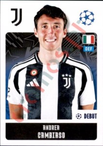 251 Andrea Cambiaso – UEFA Champions League 2024-2025 Topps