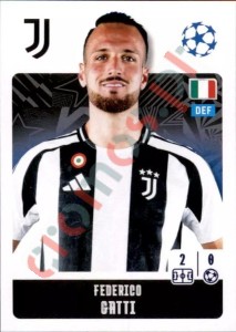 252 Federico Gatti – UEFA Champions League 2024-2025 Topps