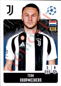 253 Teun Koopmeiners – UEFA Champions League 2024-2025 Topps