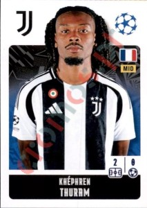 255 Khéphren Thuram – UEFA Champions League 2024-2025 Topps