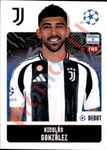256 Nicolás González – UEFA Champions League 2024-2025 Topps