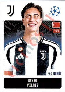 258 Kenan Yildiz – UEFA Champions League 2024-2025 Topps