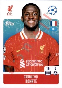 262 Ibrahima Konaté – UEFA Champions League 2024-2025 Topps