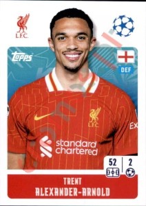 263 Trent Alexander-Arnold – UEFA Champions League 2024-2025 Topps