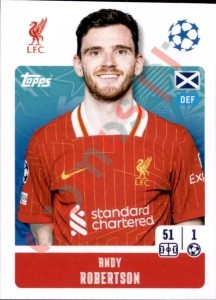 264 Andy Robertson – UEFA Champions League 2024-2025 Topps