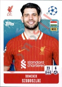 265 Dominik Szoboszlai – UEFA Champions League 2024-2025 Topps