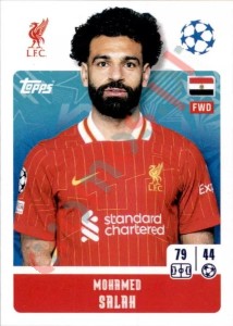 270 Mohamed Salah – UEFA Champions League 2024-2025 Topps