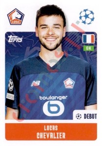 481 Lucas Chevalier – UEFA Champions League 2024-2025 Topps