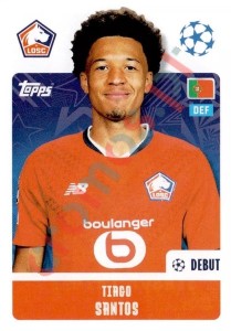 482 Tiago Santos – UEFA Champions League 2024-2025 Topps